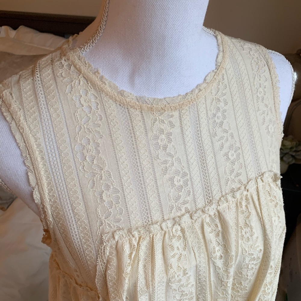 Free People Lace Tu Es La mini Dress - Picture 4 of 9